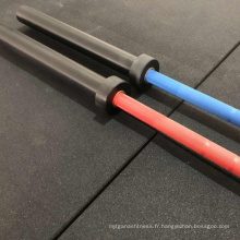 Haltérophilie de haute qualité Couleur Bleu et Rouge Cerakote Barbell Bar